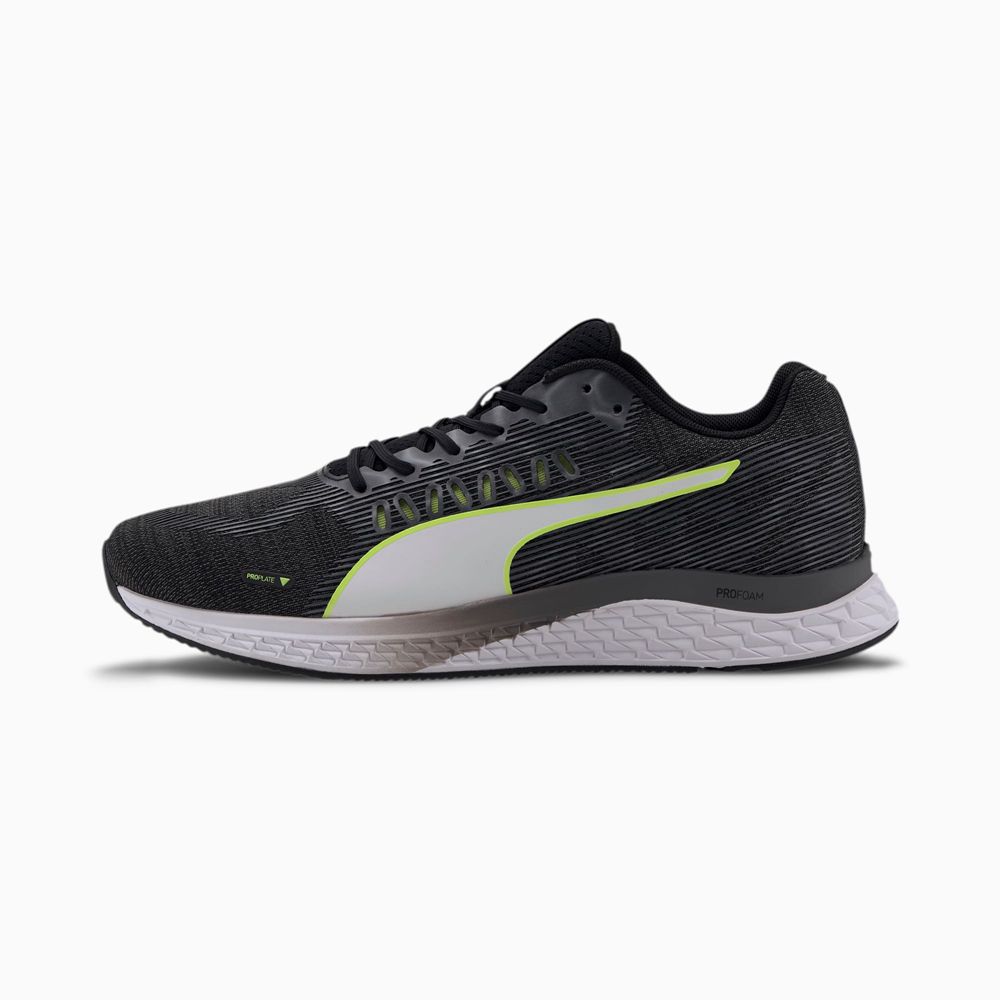 Puma SPEED Sutamina Férfi Futócipő - Fekete/Sárga ( Hungary - ASTZR5274 )